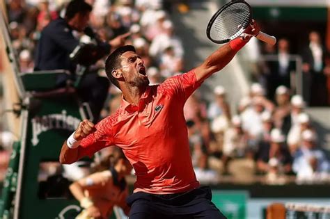 tennis scores roland garros|Novak Djokovic .
